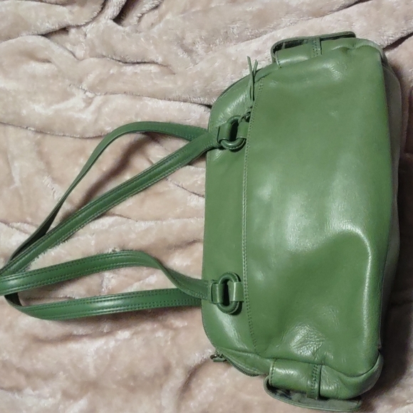 Rolfs Handbags - Rolfs green leather satchel shoulder bag